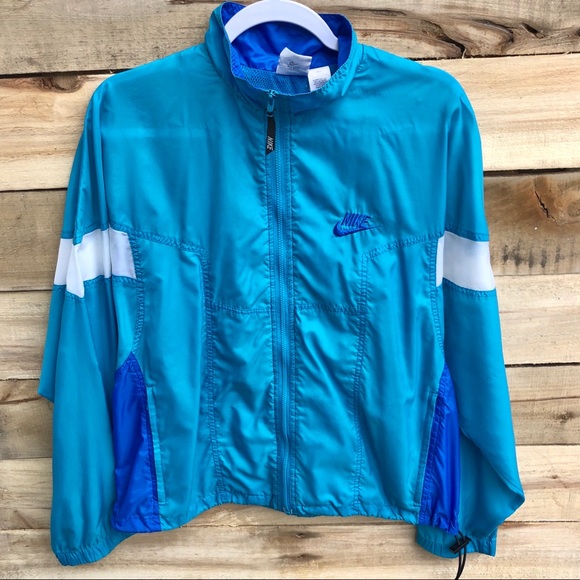 aqua nike windbreaker